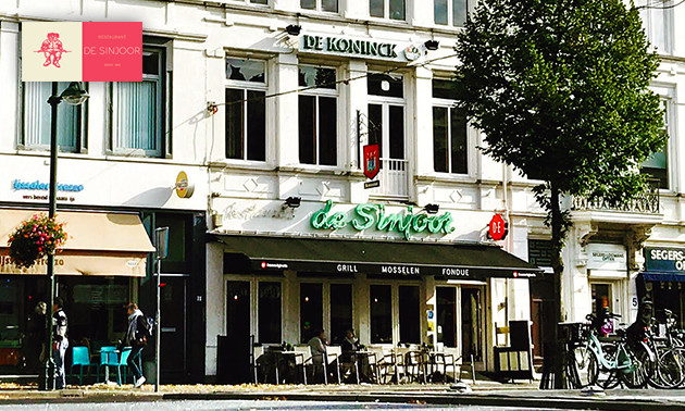 de sinjoor, 3-gangen keuzelunch bij de sinjoor : bespaar 50% in