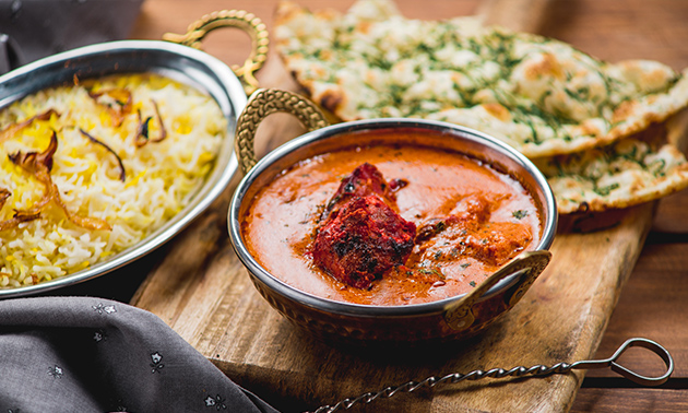 Mahi Exotic Indian Restaurant, 4-gangen keuzediner bij Mahi Exotic