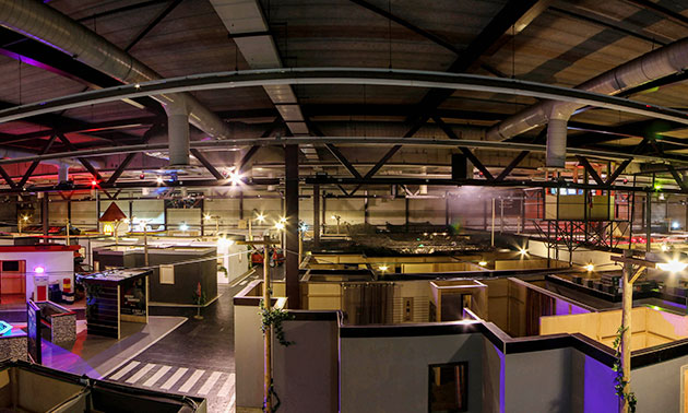 unit 13 outdoor adventures, lasergamen (3 uur) bij unit 13 outdoor