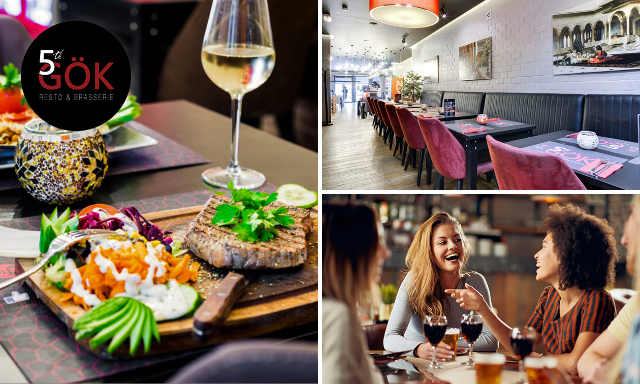 3-gangendiner à la carte bij 5th Gök