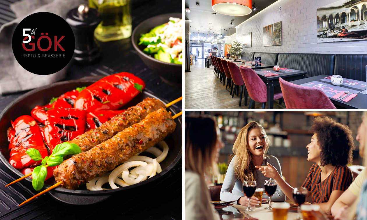 3-gangendiner à la carte bij 5th Gök