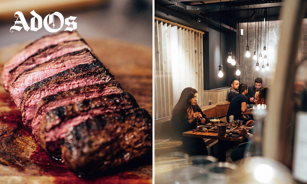 3-gangen keuzediner, evt. met gerijpt vlees bij Ados Grill