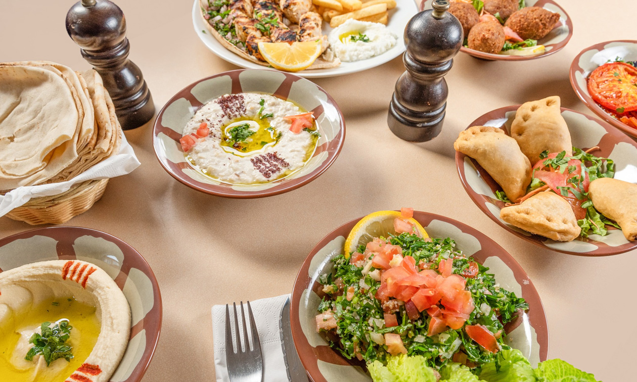 Menu libanais en 2 services pour 2 personnes à Lille