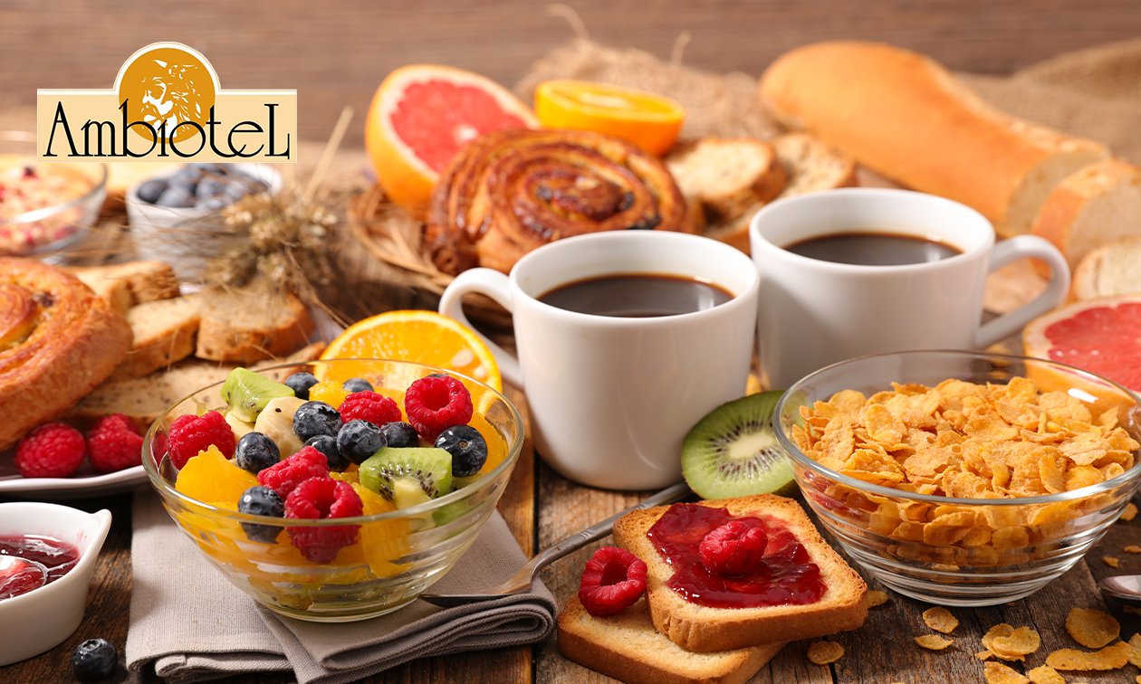 Luxe ontbijt + prosecco bij Ambiotel