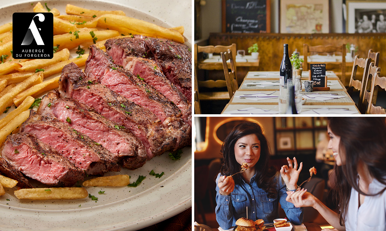 Menu bistro en 2 ou 3 services à la carte près de Lille