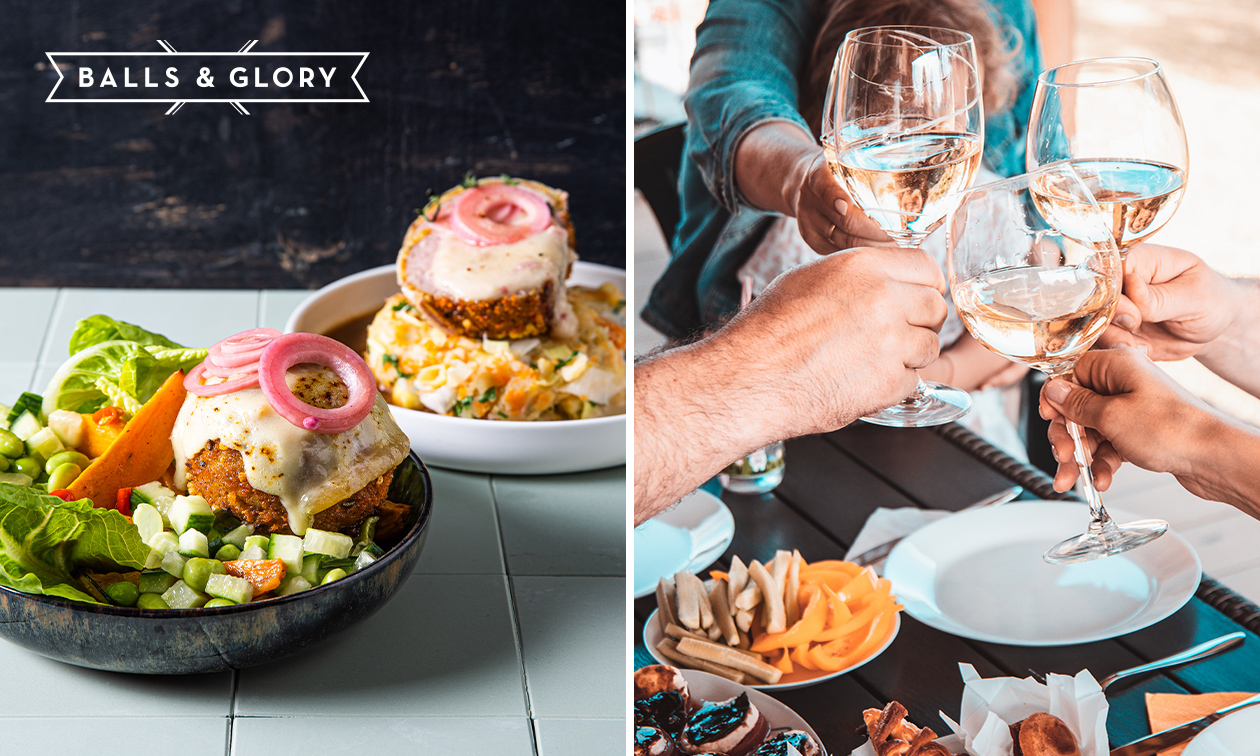 2-gangendiner bij Balls & Glory Antwerpen