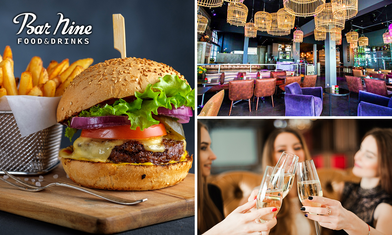 3-gangendiner of -lunch à la carte bij Bar Nine