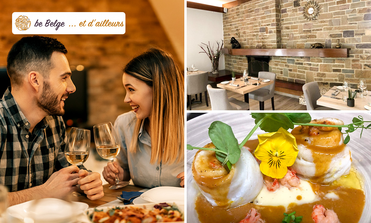 Menu du chef en 3 services + verre de crémant d'Alsace ou apéritif maison à Namur