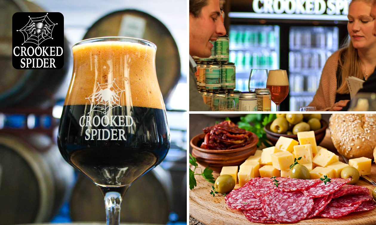 Beers & Bites by Crooked Spider