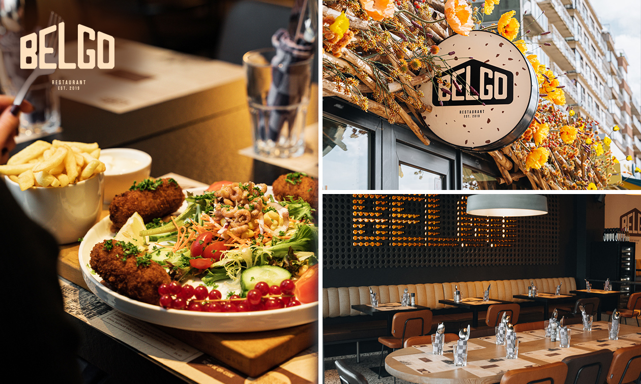 2-gangenlunch of 3-gangendiner à la carte bij Belgo Restaurant