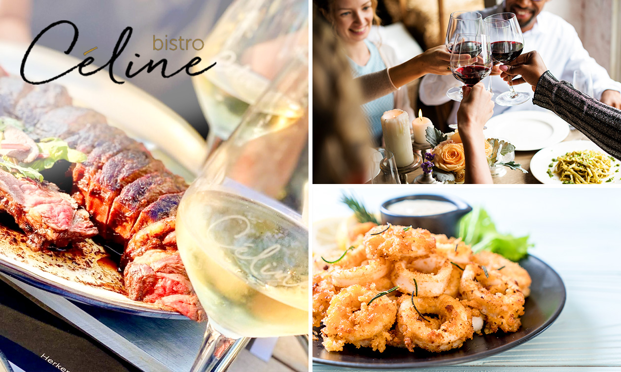 3-gangenlunch of -diner à la carte