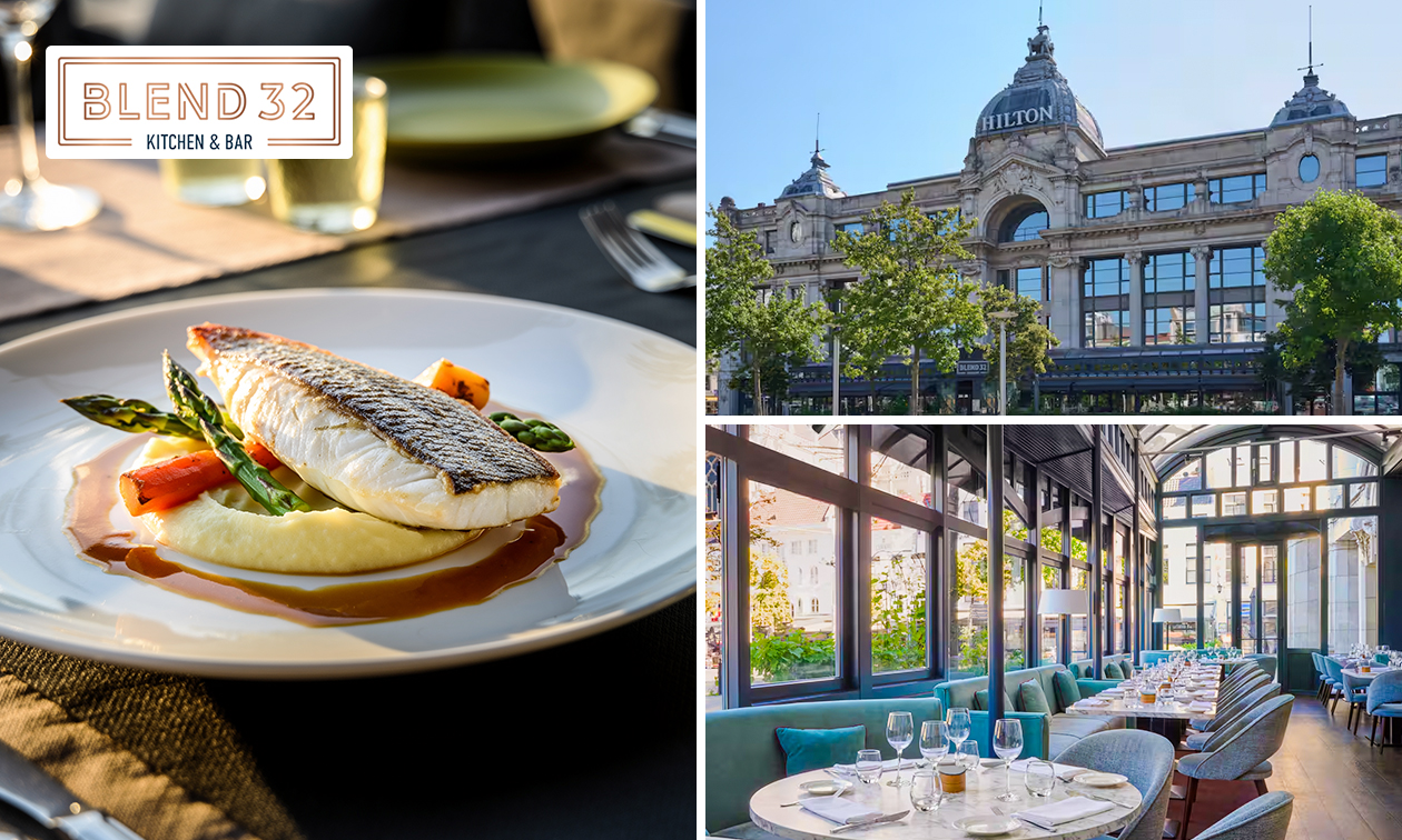 2- of 3-gangen keuzediner incl. glas cava bij Blend 32 By in hartje Antwerpen