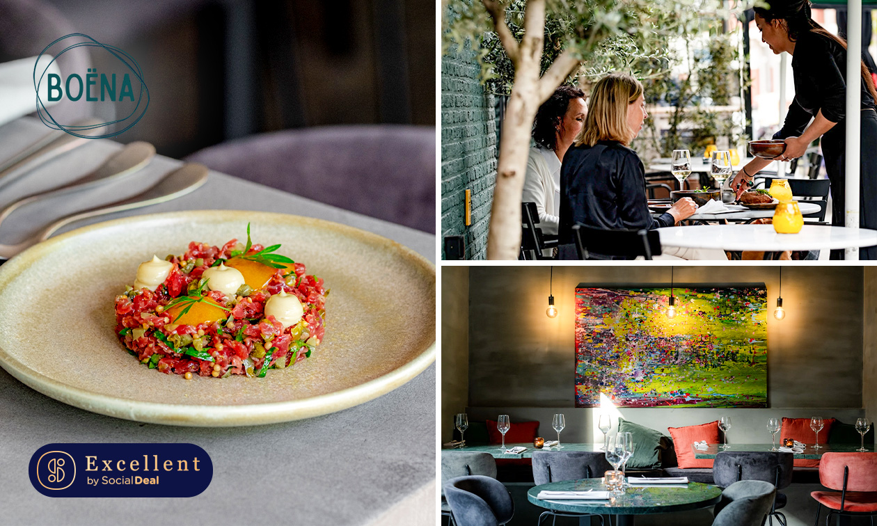 2- of 3-gangendiner of -lunch à la carte bij Boëna