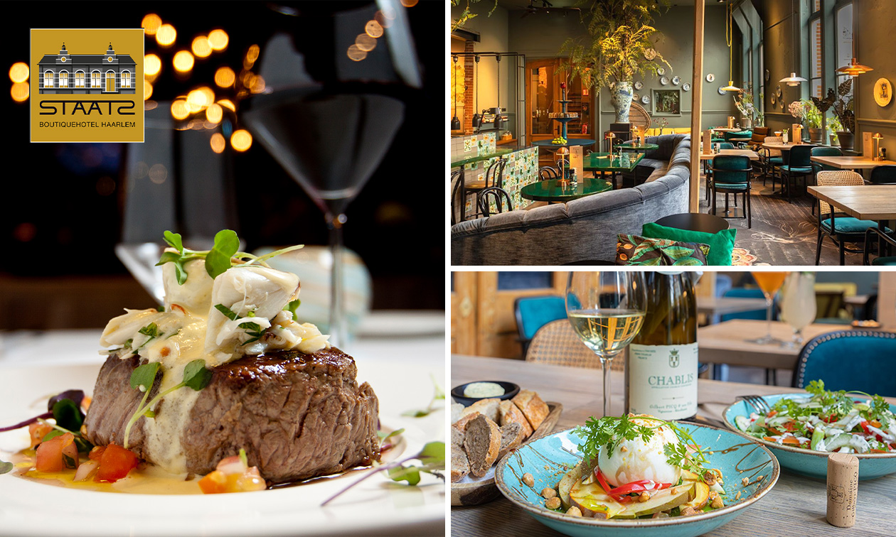 3-gangendiner à la carte in hartje Haarlem