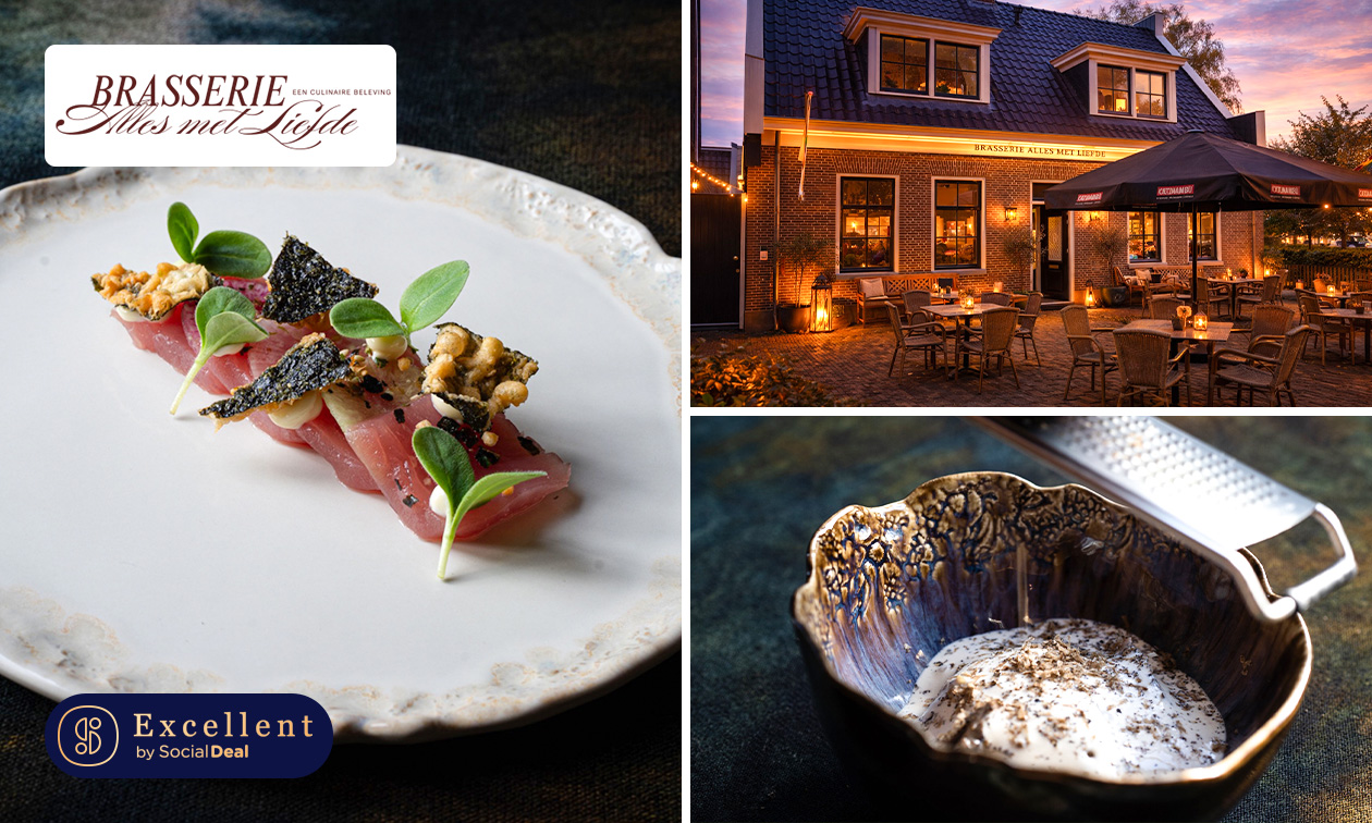 3- of 4-gangenlunch van de chef