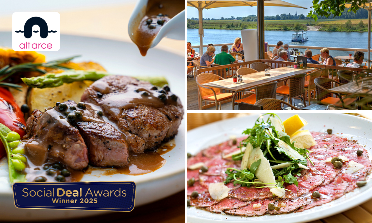 3-gangendiner à la carte bij Brasserie Alt Arce