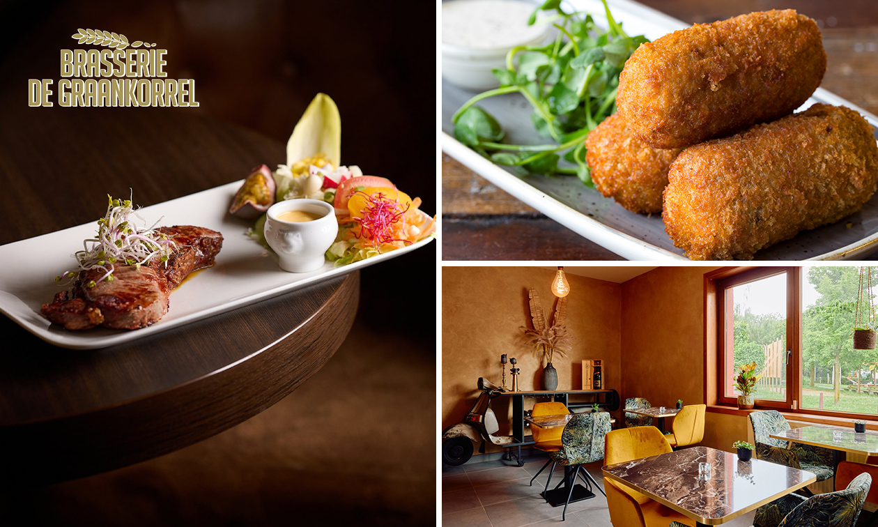 4-gangen wilddiner of -lunch bij Brasserie de Graankorrel