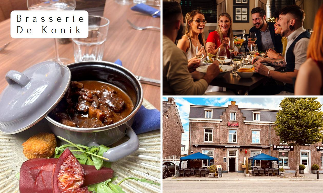 3-gangenlunch of diner à la carte