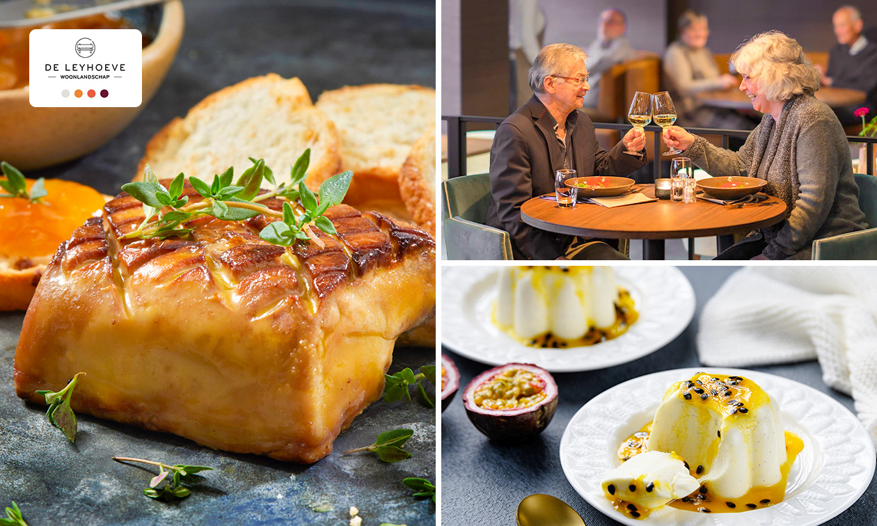 8- of 10-gangendiner bij Brasserie De Leyhoeve