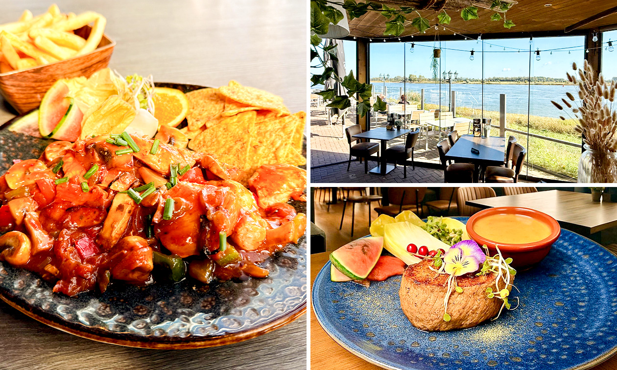 3-gangen keuzediner bij Brasserie de Roskam aan de Waal