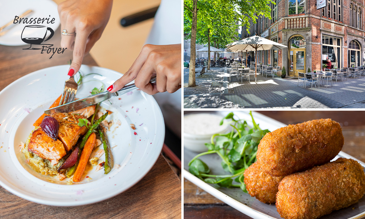 3-gangendiner à la carte bij Brasserie Foyer