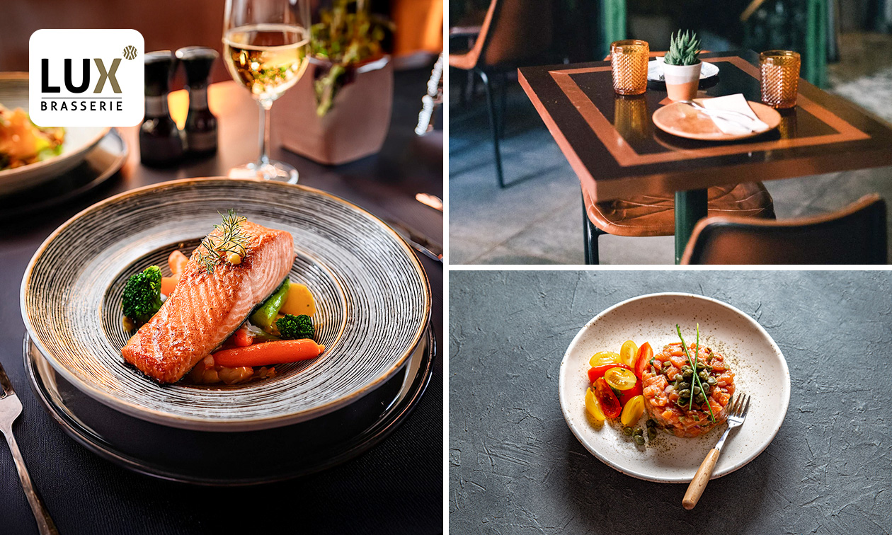 2- of 3-gangendiner à la carte bij Brasserie LUX