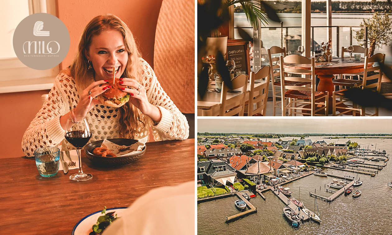 2-gangen keuzelunch bij Brasserie Milo