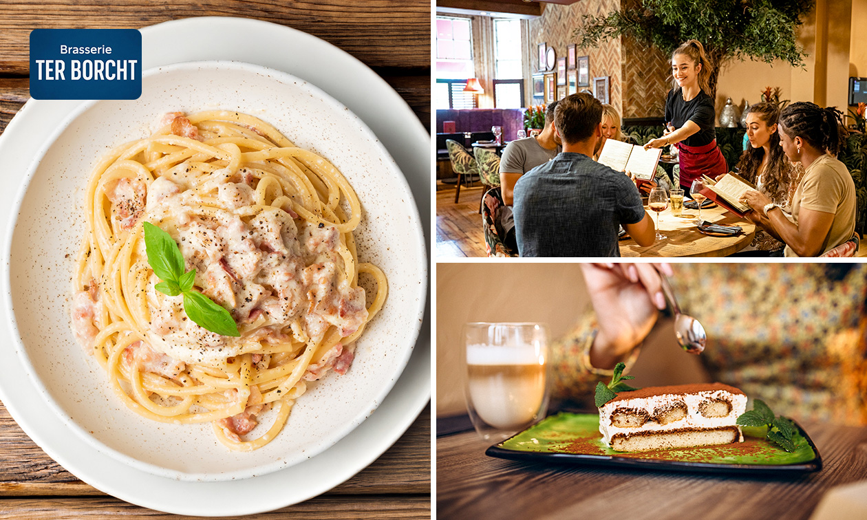 2-gangenlunch of -diner met koffie