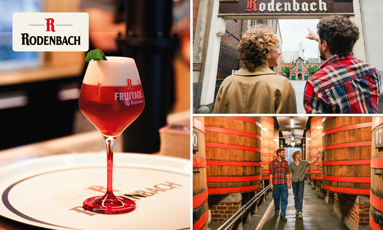 Rondleiding Brouwerij Rodenbach (1,5 uur) + 4 degustatiebiertjes + waardebon