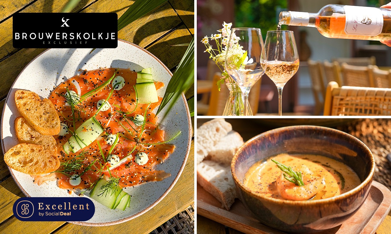 2-gangenlunch à la carte bij Brouwerskolkje