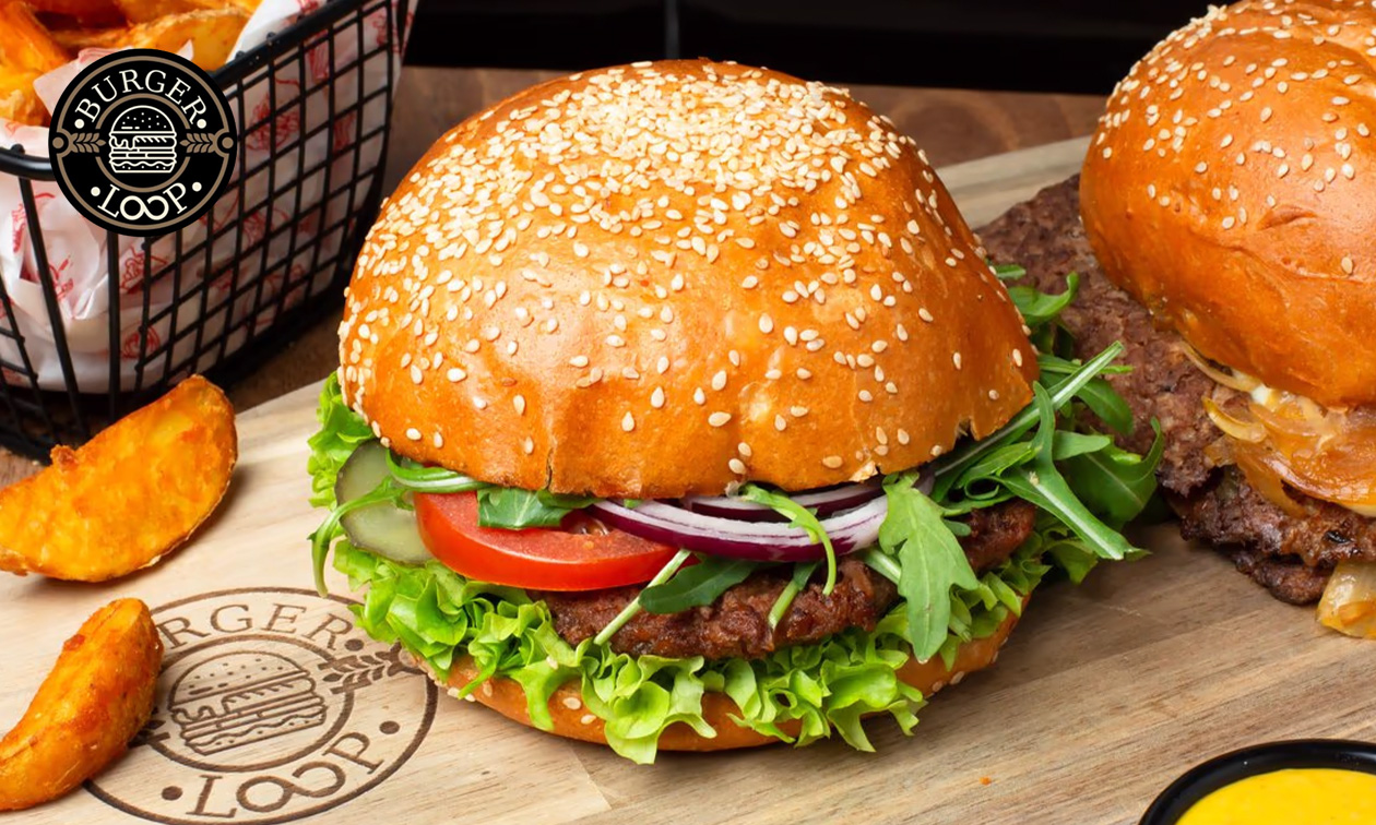 Burger-Menü nach Wahl + Getränk in Essen