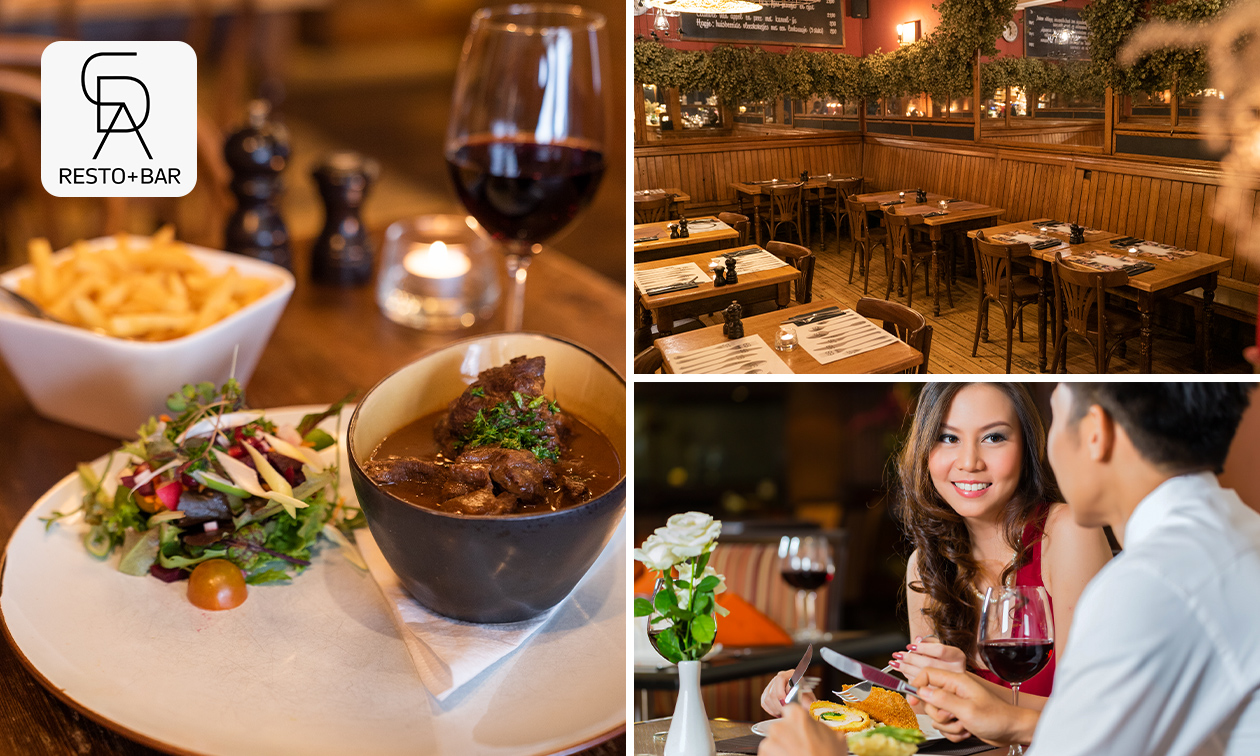 3-gangenlunch of -diner à la carte bij Café des Arts