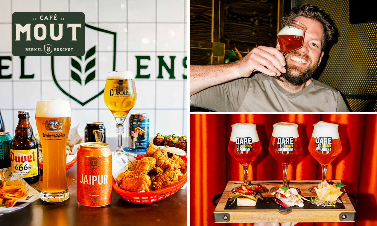 Bierproeverij naar keuze + bijpassende hapjes