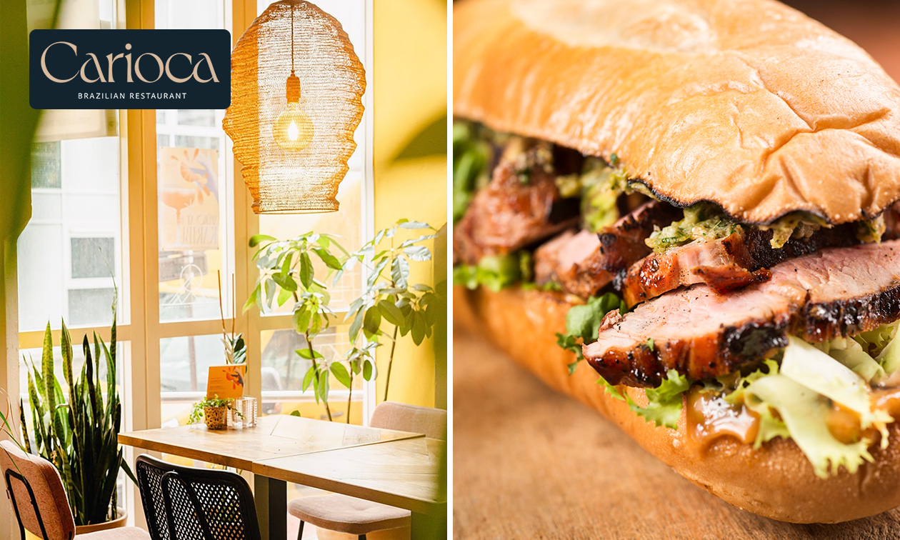 Braziliaanse 2-gangen keuzelunch + warme drank in hartje Utrecht