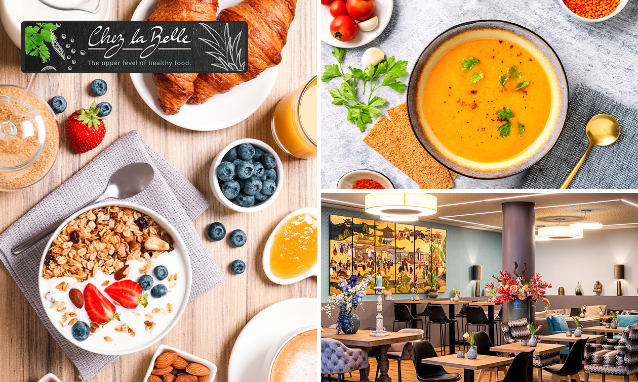 Frühstück oder Mittagessen + Getränk nach Wahl in Düsseldorf