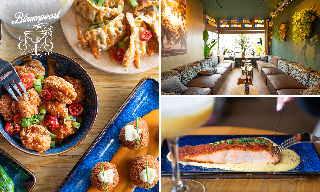 3-gangen shared dining-diner à la carte + broodplankje bij Cocktailbar Blauwpoort