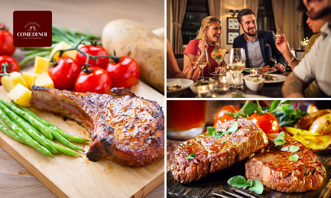 Menu en 2 ou 3 services à la carte + apéritif maison ou boisson près de Liège