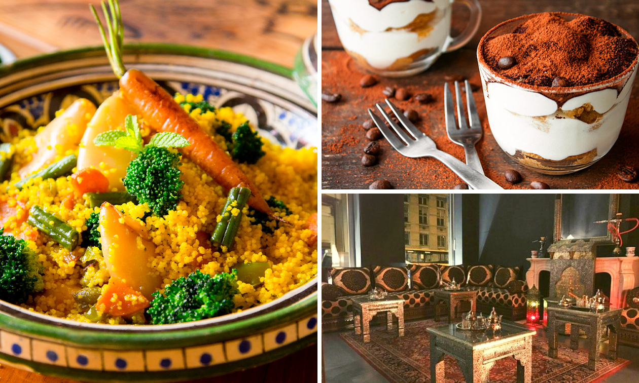 Menu oriental en 2 ou 3 services à la carte au Couscous Gourmand