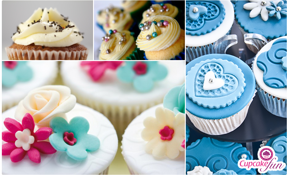 Get Strandbal cupcake decoraties Desktop Wallpaper Free