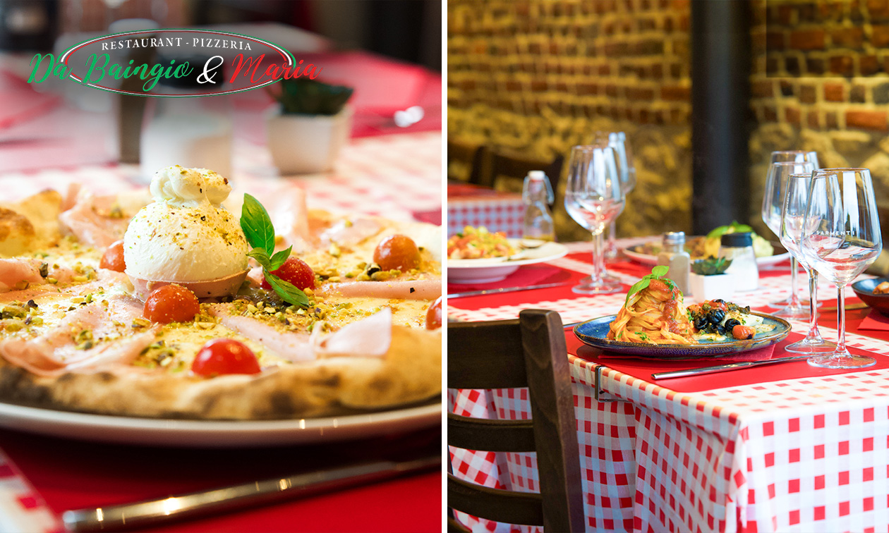 2- of 3-gangenlunch of -diner à la carte bij Da Baingio & Maria