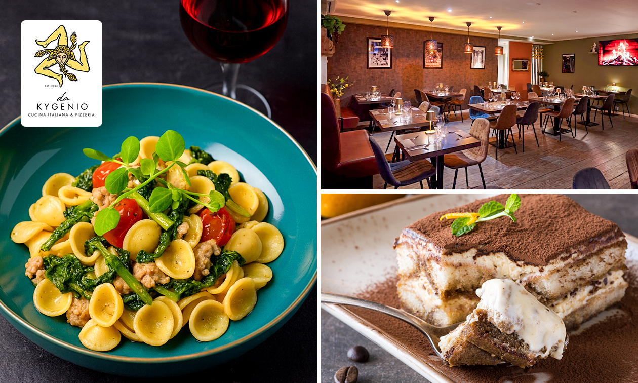 Italiaans 2- of 3-gangen keuzediner + digestief in hartje Genk