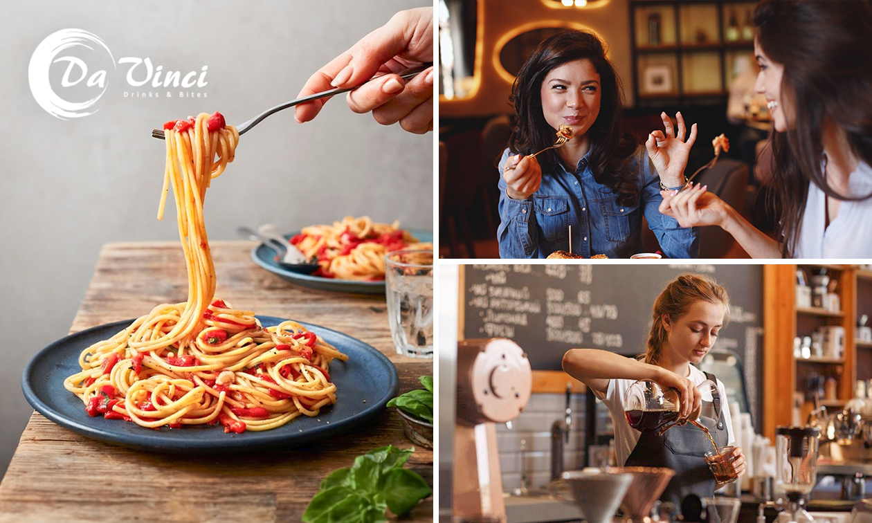 2-gangenlunch of -diner à la carte bij Da Vinci Oostduinkerke