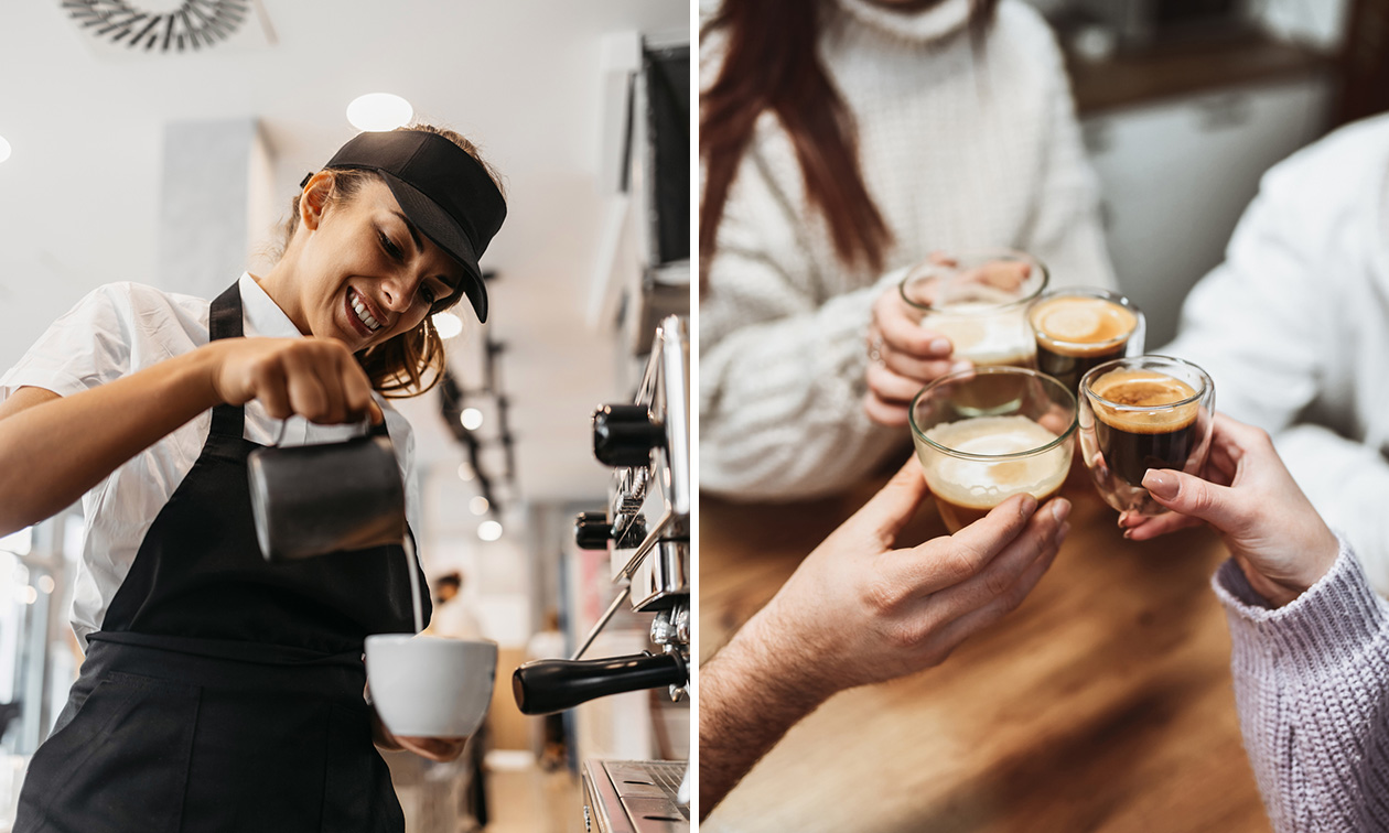 Daantje's Koffie- en Theehuis, Baristaworkshop of latte art workshop (2