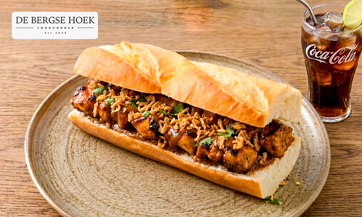 Heerlijk warm broodje + frisdrank naar keuze
