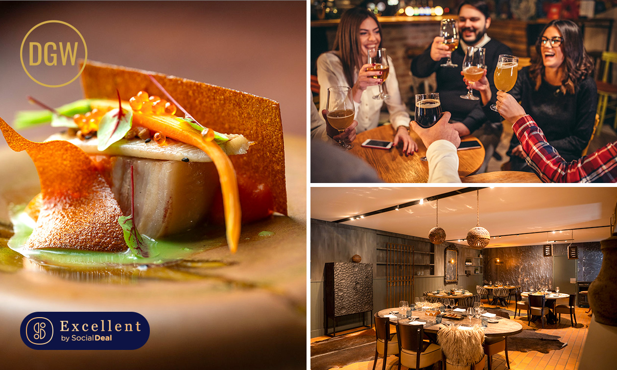 4-gangen bier- en wilddiner of -lunch + verwenkoffie of -thee bij De Gebrande Winning