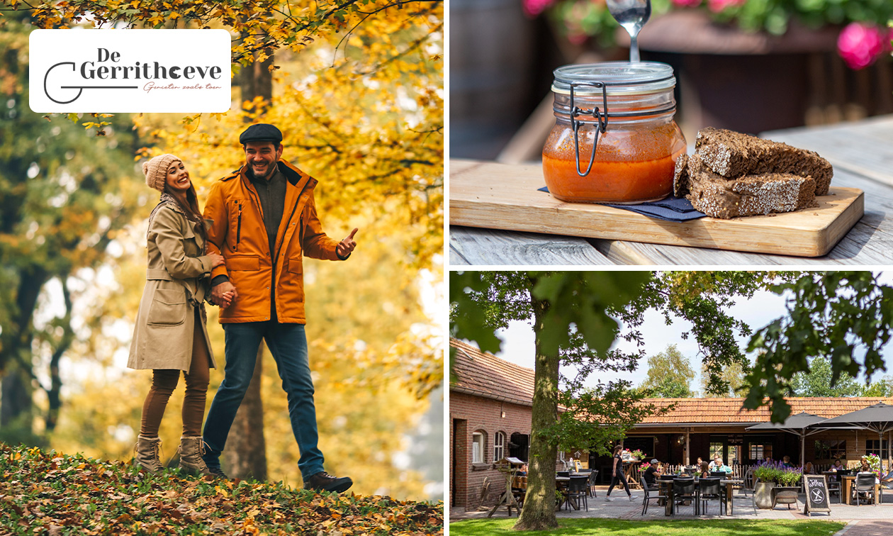 Wandelarrangement incl. koffie of thee + gebak + 2-gangen keuzelunch