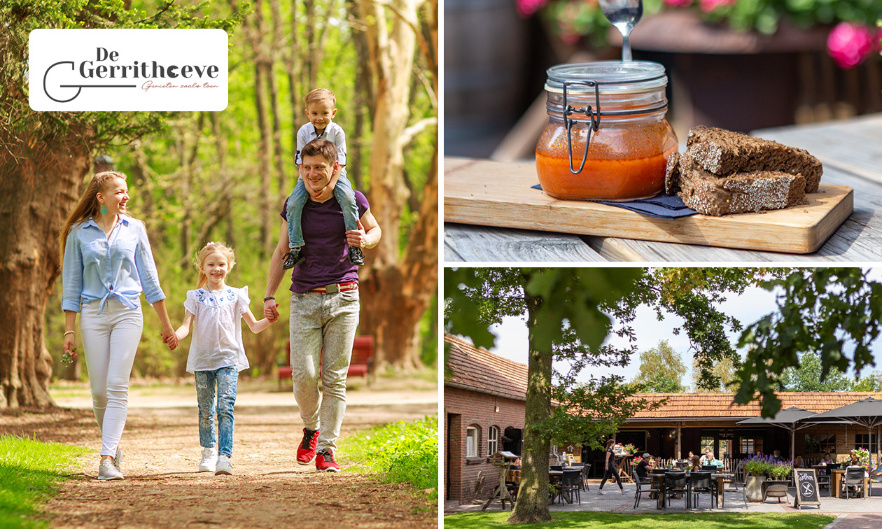 Wandelarrangement incl. koffie of thee + gebak + 2-gangen keuzelunch