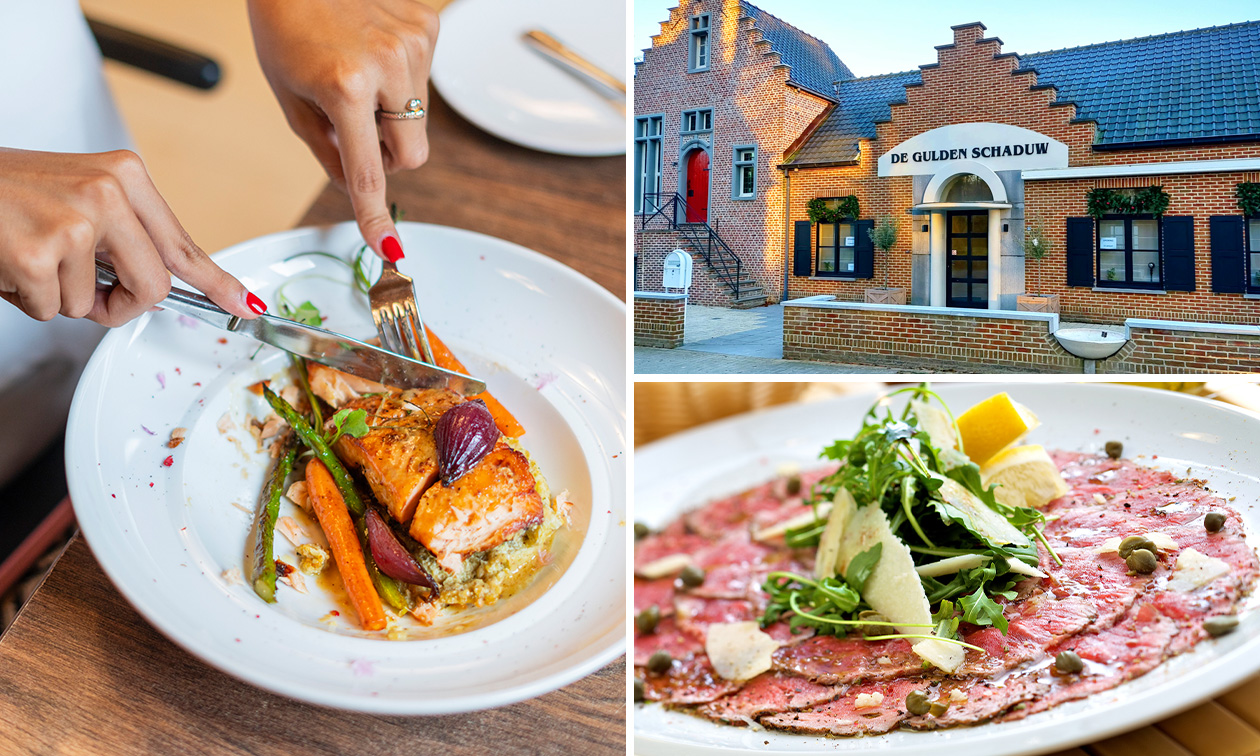 3-gangen keuzediner of -lunch bij De Gulden Schaduw
