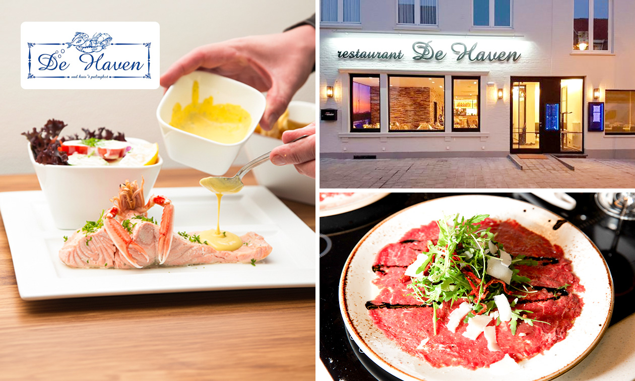 3-gangen keuzelunch of -diner in het hart van Nieuwpoort