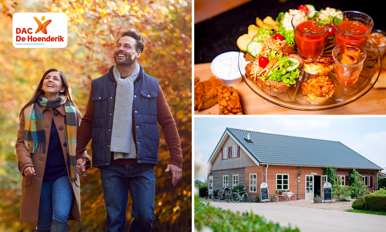 2-gangen keuzelunch + evt. wandel- of fietsarrangement